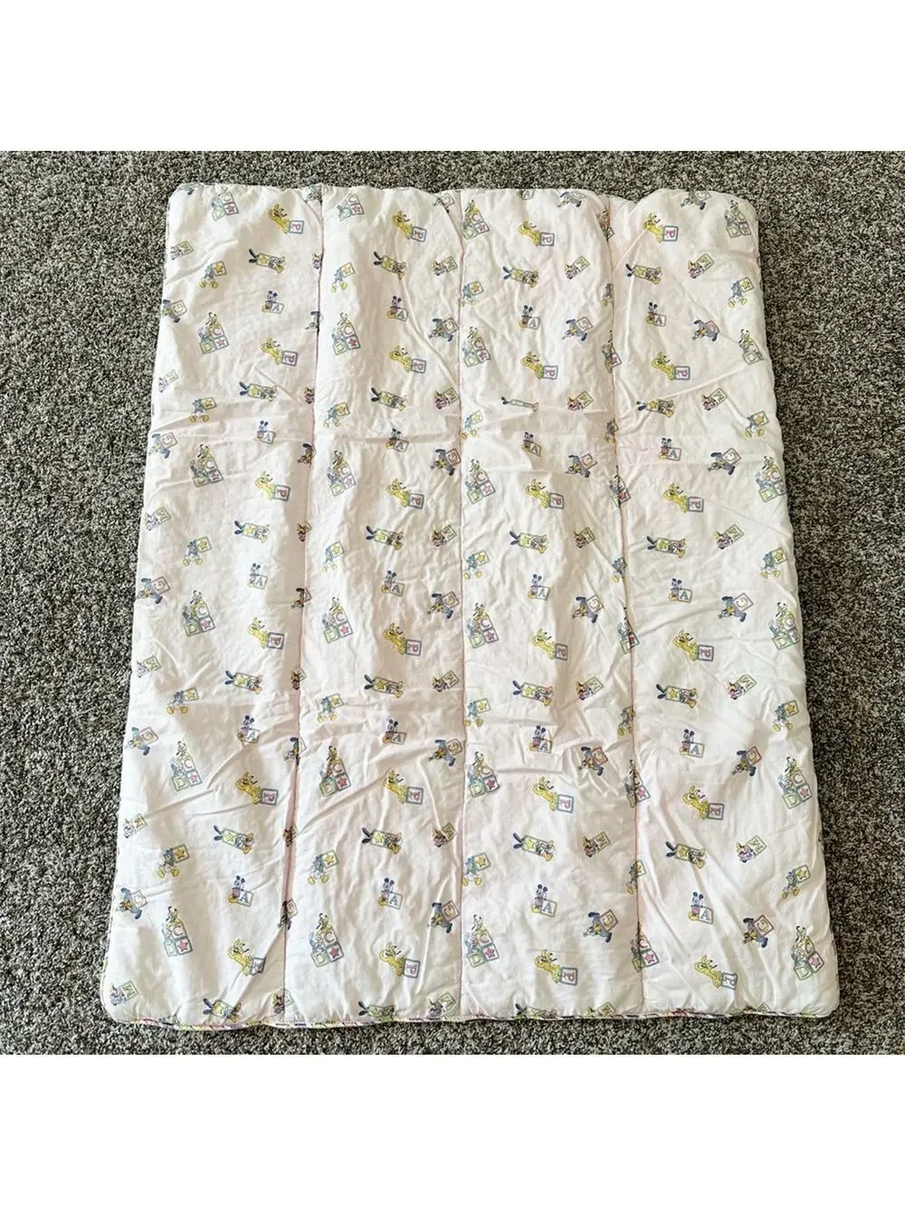 Vintage Disney Baby Mickey & Friends Quilt crib blanket comforter